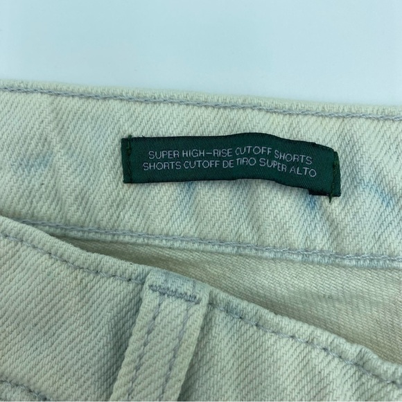 Wild Fable Super High Rise Raw Hem Jean Cutoffs Shorts - Size 17 - Picture 3 of 5